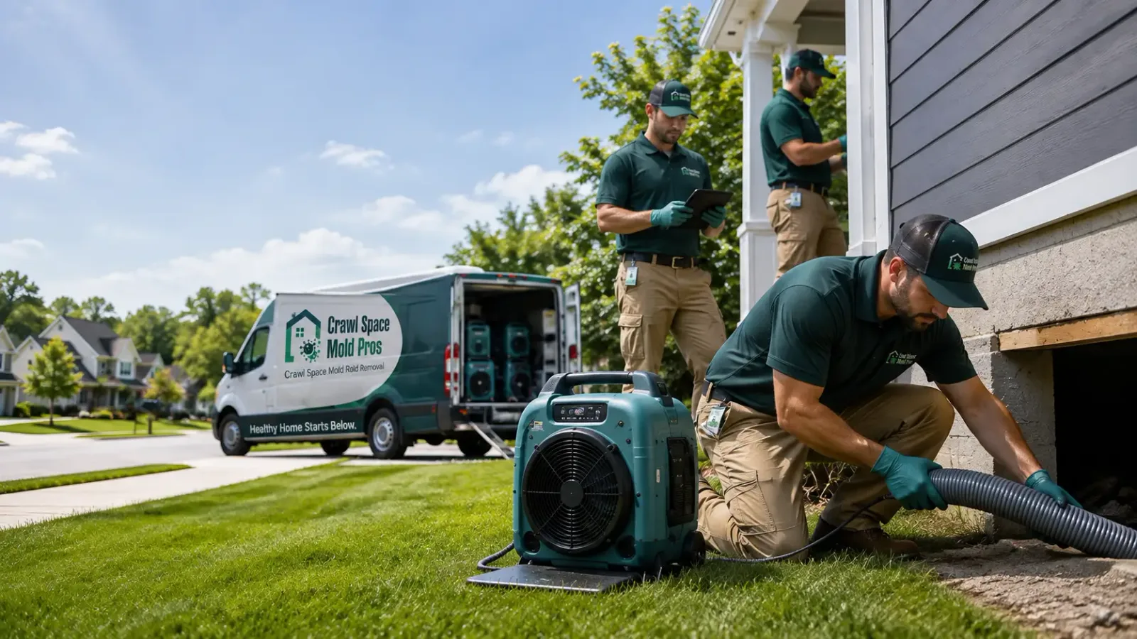 Crawl Space Mold Removal in Atherton, CA